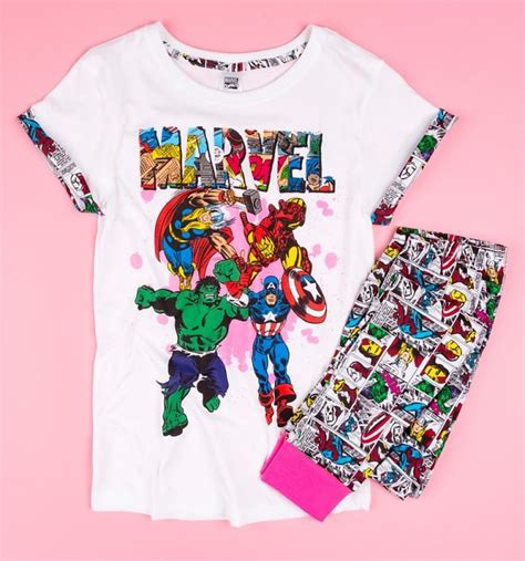 Women S Marvel Comics Comic Strip Pyjamas