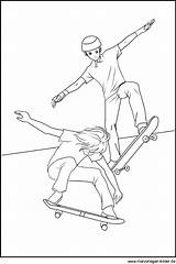 Skateboard Malvorlage Skaten Ausmalbilder Datei sketch template