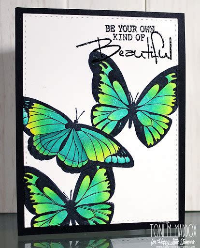 frankie helps craft masking butterflies tutorial