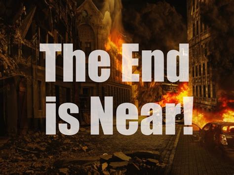 The End Is Near Christian Revelation Endtimes Company Logo Tech