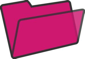 pink folder clip art  clkercom vector clip art  royalty