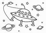 Ufo Coloring sketch template