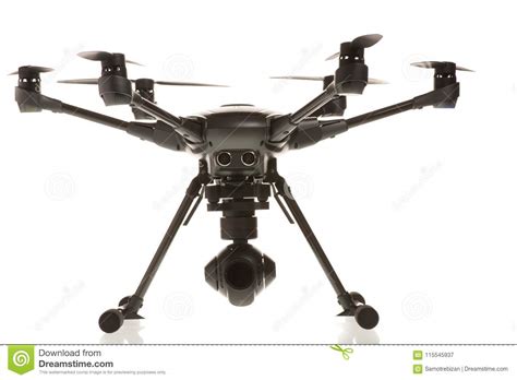 studio isolated photo  heksacopter drone stock image image  innovation robot
