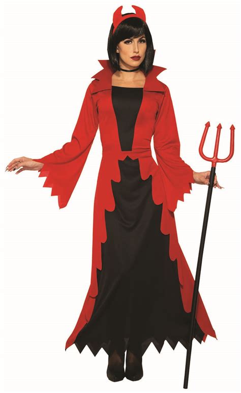 Devil Woman Womens Adult Classic Demon Halloween Costume Ebay