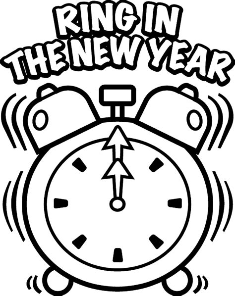 happy  year coloring pages coloring nation