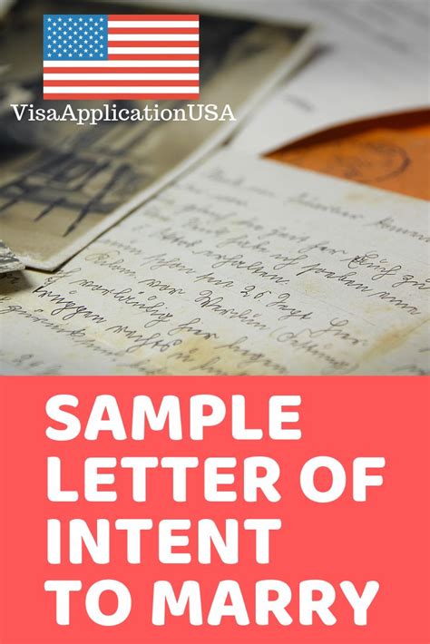 sample letter  intent  marry    visa applicants letter