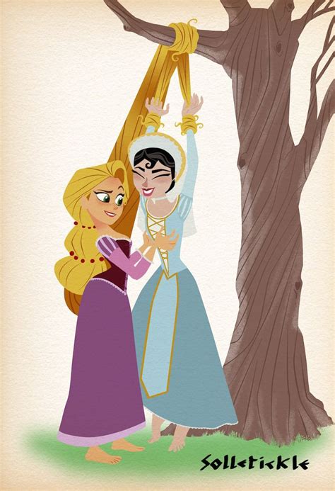 Senza Titolo Rapunzel Cassandra Tangled Disney Tangled
