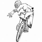 Bmx Coloring Bike Pages Racing Race Printable Color Getcolorings Popular sketch template