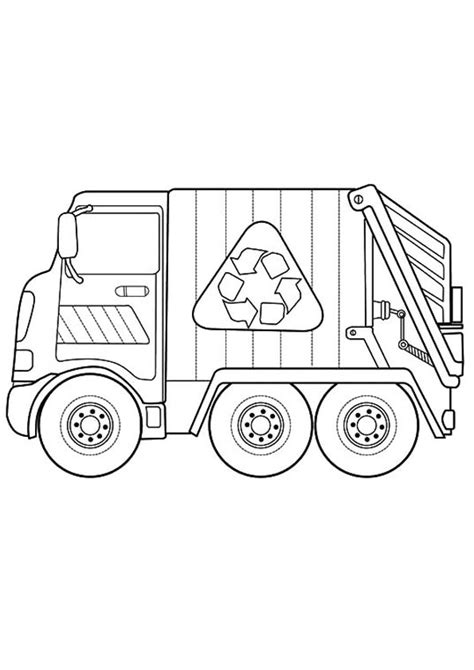 garbage truck coloring pages  kids