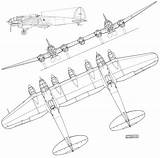 Heinkel 111z Zwilling Airwar Flugzeug sketch template