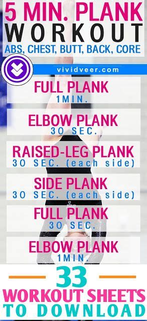 workout sheets    equipment workout sheets plank