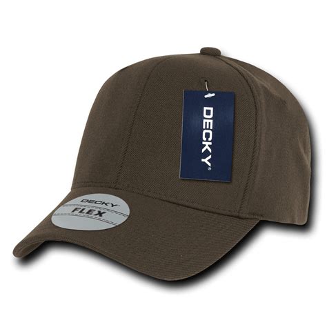 decky decky fitall flex fitted baseball hat hats caps cap 6 panels