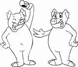Varken Kleurplaten Schwein Babi Mewarnai Schweine Coloriages Malvorlagen Maiale Porc Maiali Animasi Animaatjes Animierte Bergerak Malvorlage Varkentje 1912 Animate sketch template