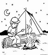 Coloring Place Camping Pages Beautiful Printable Book sketch template
