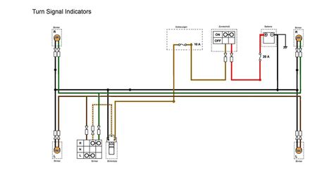 indicators section   simplified wiring diagram  xs diagram motorcycle wiring cafe
