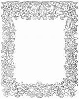 Printable Frames Border Coloring Pages Borders Jewish Frame Clipart Floral Designs Clip Clipartbest Colouring Twister Mister Club Christmas Elegant Karenswhimsy sketch template