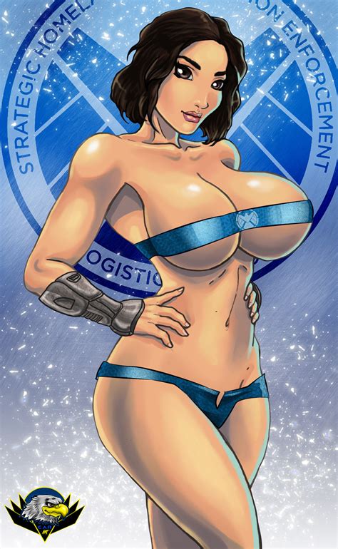 rule 34 1girls agents of s h i e l d big breasts brown hair