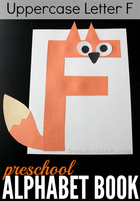 preschool alphabet book uppercase letter   abcs  acts