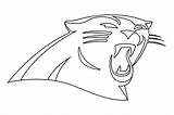 Panthers Carolina Logo Panther Outline Clipart Coloring Svg Stencil Vector Drawing Transparent Pages Print Logos Getdrawings Webstockreview  Search Large sketch template