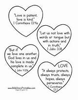 Bible Valentines Cards Valentine Verse Printables Verses Kids Children Crafts Printable Christian Preschool Corinthians Coloring Activities Pages Quotes Sunday School sketch template