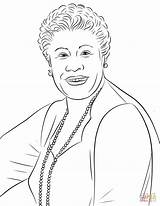 Ella Coloring Fitzgerald Famous People Pages Printable Americans History African Drawing Month Color American Supercoloring Drawings Figures Choose Board Categories sketch template