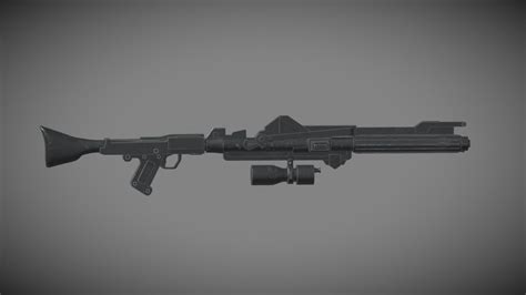 blaster rifle dc  buy royalty   model  facundoolmedo ca sketchfab store