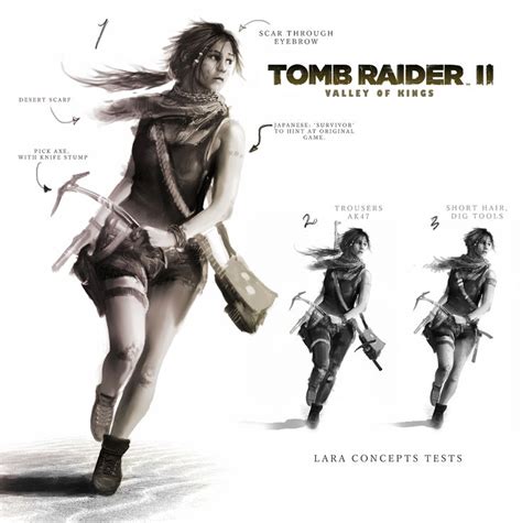 Tomb Raider 2 Valley Of The Kings Lara Concept By