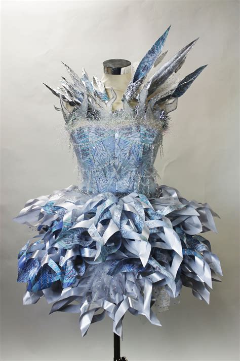 frozen dress recycled dress art dress recycled costumes