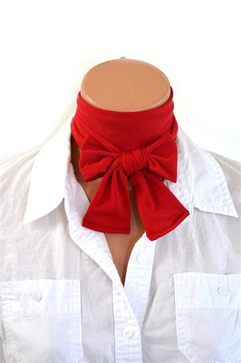 true red scarf womens neck tie lightweight scarf hair tie red summer