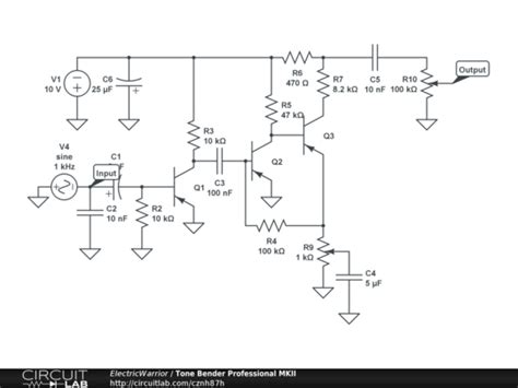 tone bender professional mkii circuitlab