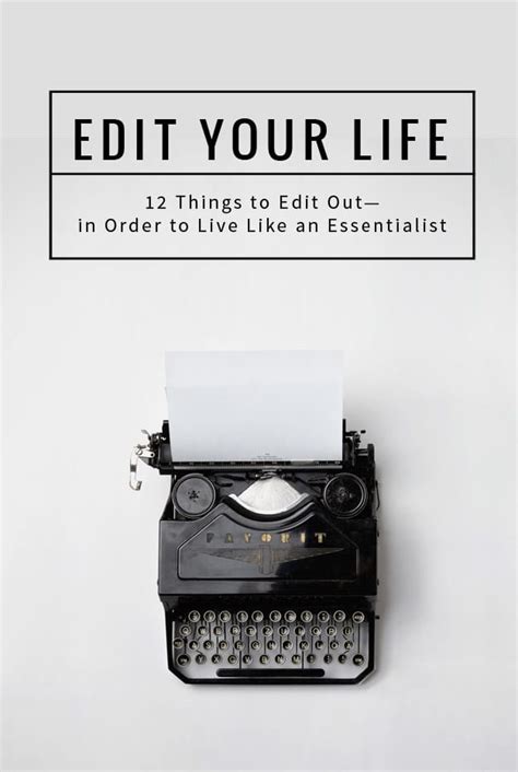 essentialist    edit   life
