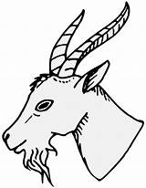 Goat Goats Heraldry Traceable Pngitem Heraldic Couped Pinclipart Webstockreview Automatically Pngfind sketch template