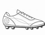 Football Soccer Boots Coloring Cleats Drawing Pages Cup Kids Foot Nike Colouring Cleat Voetbal Team Kits Printable Sport Own Template sketch template