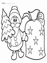 Coloring Pages Holding Santa Tree Print Customize Now Freeprintableonline Printable sketch template