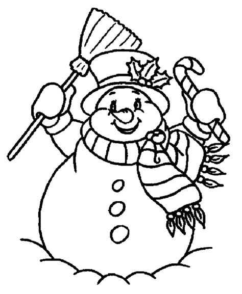 snowman coloring pages    print