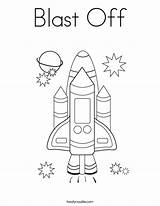Space Shuttle Coloring Blast Off Worksheet Preschool Pages Kids Twistynoodle Printable Sheets Planet Activities Ready Template Outer Fly Come Templates sketch template