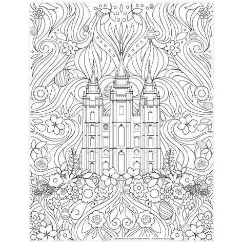 printable lds temple coloring pages printable templates