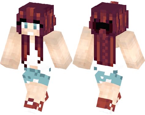Adorable Summer Fashion Girl Minecraft Skin