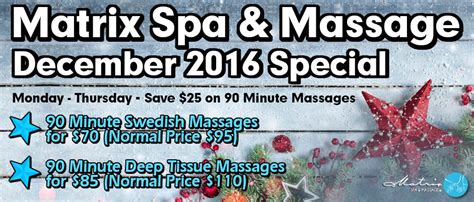 matrix massage spa massage therapy  salt lake city ut