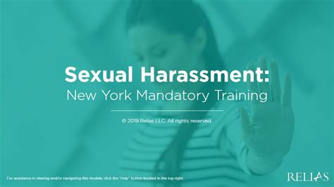 Sexual Harassment Ny Mandatory Training Relias Academy