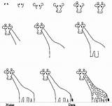 Girafe Apprendre Draw Invata Desenezi Critters Lessons Desenam Invatam Planse Colorat sketch template