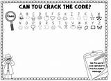 Secret Code Crack Own Create Alphabet Use Students Hidden Game Coded Games Find Kids Message Worksheets Printable Editable Template Board sketch template