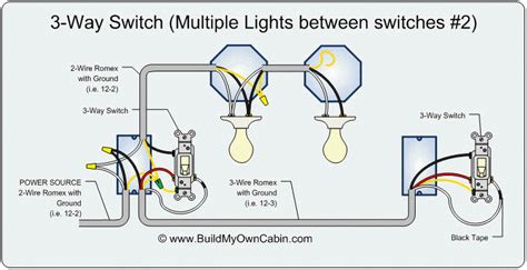 wiring diagram    switches multiple lights   switch wiring diagram schematic