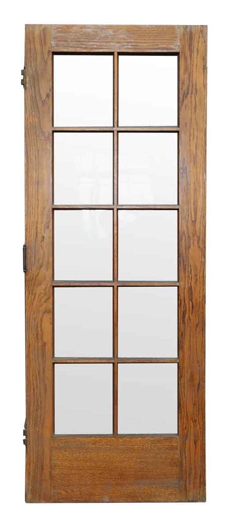 10 Glass Panel Wood Door Olde Good Things
