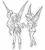 Vidia Coloring Pages Kids Tinkerbell sketch template
