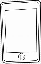 Ipad Clipart Outline Frame sketch template