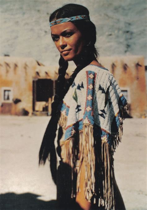 winnetou s sister nscho tschi in the movie apache gold germany 1963 played by marie