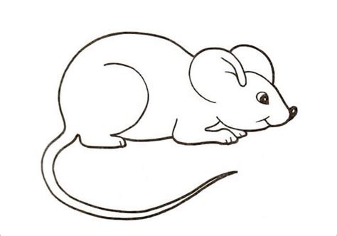 mouse templates crafts colouring pages  jpg