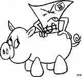Sparschwein Geldschein Ausmalbild Malvorlage sketch template