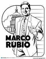 Rubio Coloring Marco Pages Printable Info sketch template
